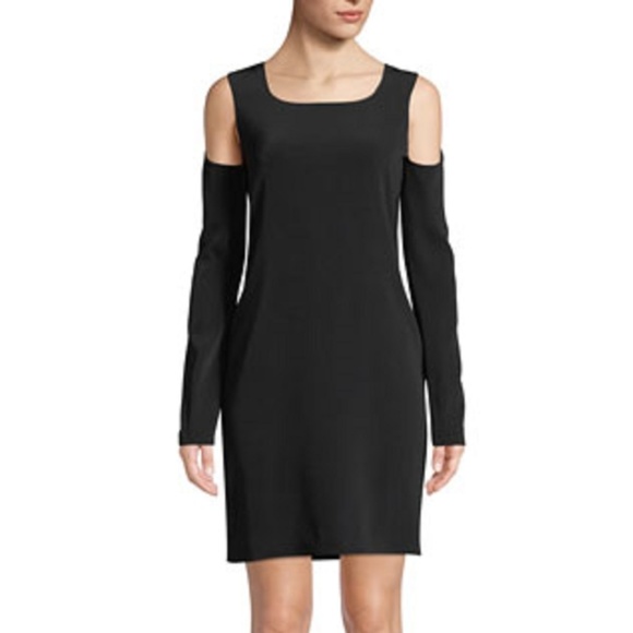 HELMUT LANG Cut Out Sleeve Dress- Size- 6 - Picture 1 of 5